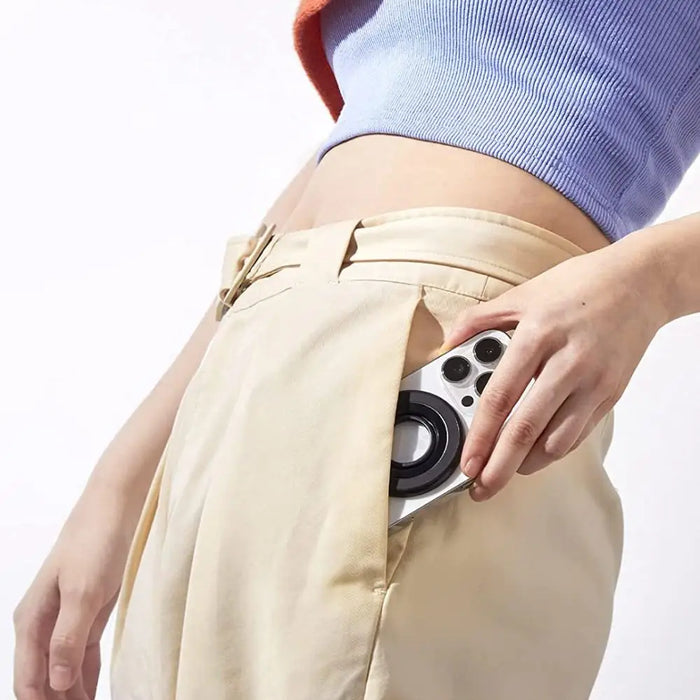 Tech-Protect MMR100 Magnetic Phone Holder/Ring with MagSafe - Gray - Cell phone holders<<<HurtelXML