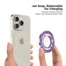 Tech-Protect MMR200 magnetic holder / ring with MagSafe - purple with crystals - Cell phone holders<<<HurtelXML