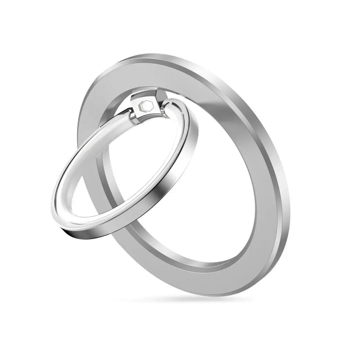 Tech-Protect MMR300 magnetic holder/ring with MagSafe - silver - Cell phone holders<<<HurtelXML