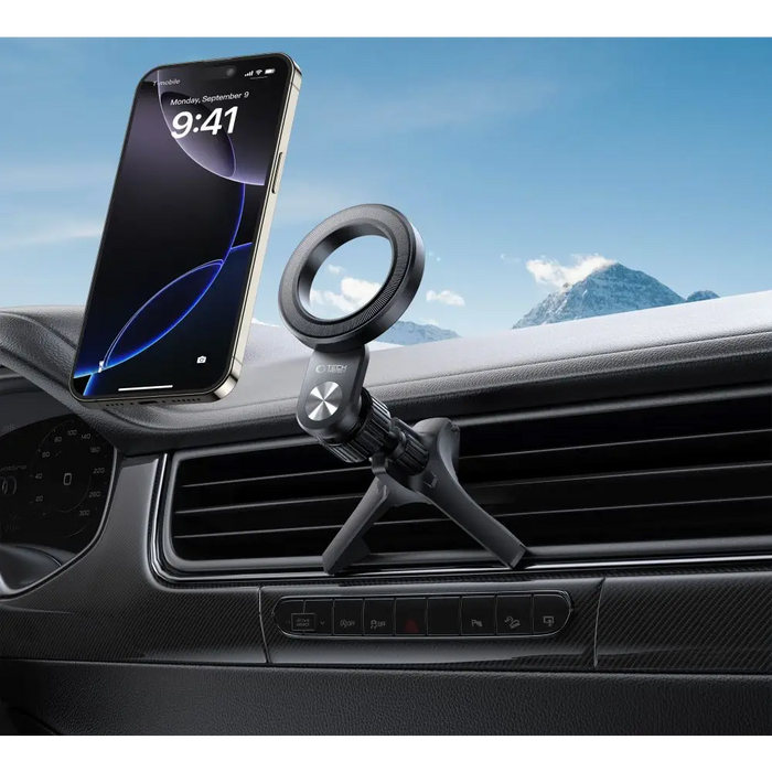 Tech-Protect N53 Car Air Vent Holder with MagSafe Rings - Black - Cell phone holders<<<HurtelXML