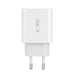 Tech-Protect NC30W charger 2x USB-C PD 30W / USB-A QC 3.0 - white - Cell phone USB charger<<<HurtelXML