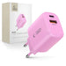 Tech-Protect NCA30 PD 30W QC3.0 USB-A / USB-C Wall Charger - Pink - Cell phone USB charger<<<HurtelXML
