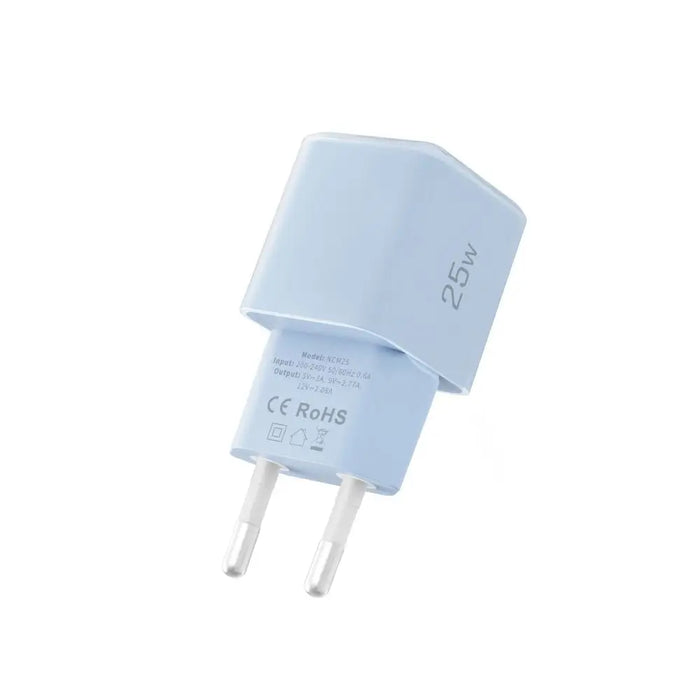 Tech-Protect NCM25 USB-C PD 25W Wall Charger - Blue - Cell phone USB charger<<<HurtelXML