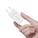 Tech-Protect NCM33W 2-port PD33W/QC3.0 wall charger - white - Cell phone USB charger<<<HurtelXML