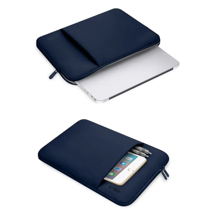 Tech-Protect Neoprene 13’’ Laptop Case - Navy Blue - Laptop bags<<<HurtelXML