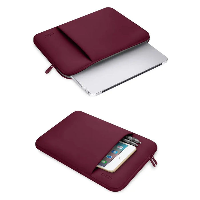 Tech-Protect Neoprene Laptop Case 13’’ - Burgundy - Laptop bags<<<HurtelXML