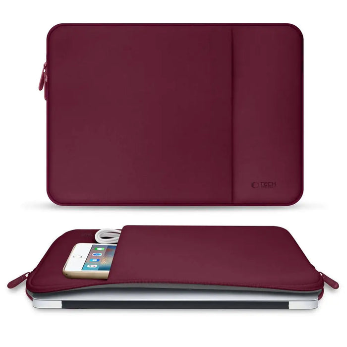 Tech-Protect Neoprene Laptop Case 15-16’’ - Burgundy - Laptop bags<<<HurtelXML