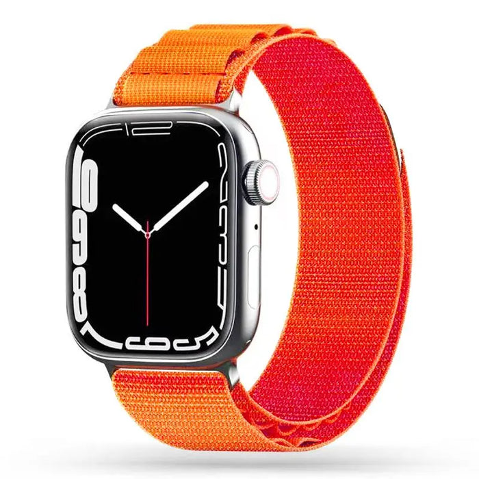 Tech-Protect Nylon Pro Strap for Apple Watch 4 / 5 / 6 / 7 / 8 / 9 / SE / Ultra 1 / 2 (42/44/45/49 mm) - Orange - Other