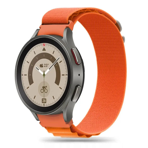 Tech-Protect Nylon Pro Strap for Samsung Galaxy Watch 4 / 5 / 5 Pro / 6 / 7 / FE - Orange - Other cell phone