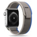 Tech-Protect Nylon Strap for Apple Watch 4 / 5 / 6 / 7 / 8 / 9 / SE (38/40/41 mm) - Gray-Blue - Other cell phone