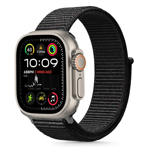 Tech-Protect Nylon Strap for Apple Watch 44 / 45 / 46 / 49 mm - Black - Other cell phone equipment<<<HurtelXML