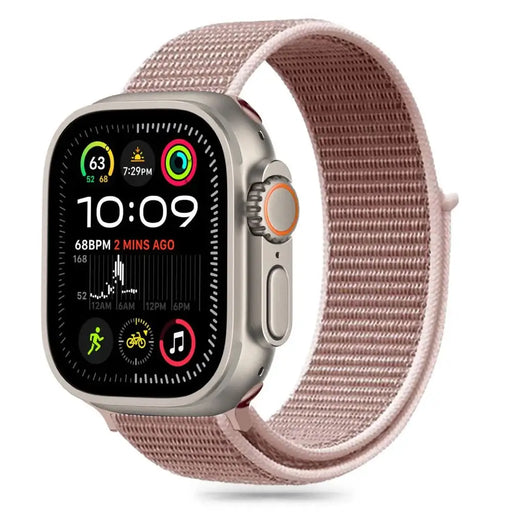 Tech-Protect Nylon Strap for Apple Watch 6 / 7 / 8 / 9 / 10 / SE (40 / 41 / 42 MM) - Pink - Smartwatch straps