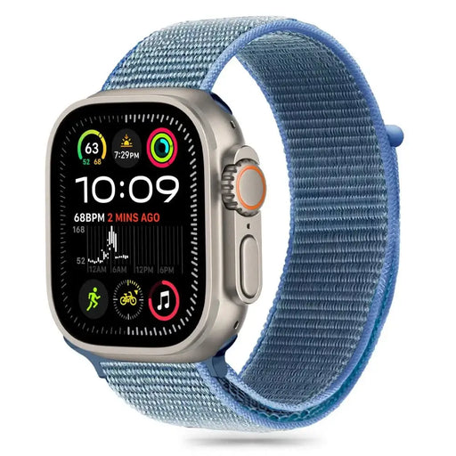 Tech-Protect Nylon Strap for Apple Watch 6 / 7 / 8 / 9 / 10 / SE (40 / 41 / 42 MM) - Blue - Smartwatch straps