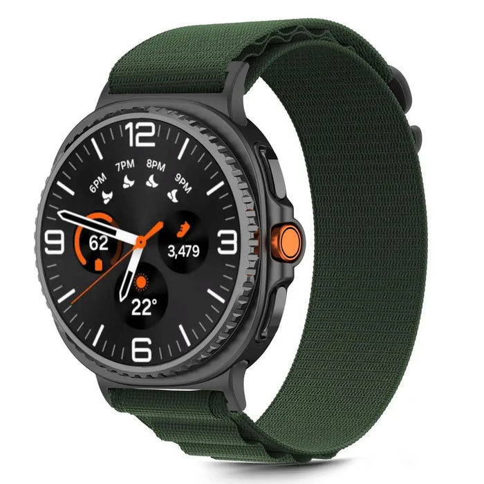 Tech-Protect Nylon Stripe Strap for Samsung Galaxy Watch 40/44/46 mm - Green - Other cell phone equipment<<<HurtelXML
