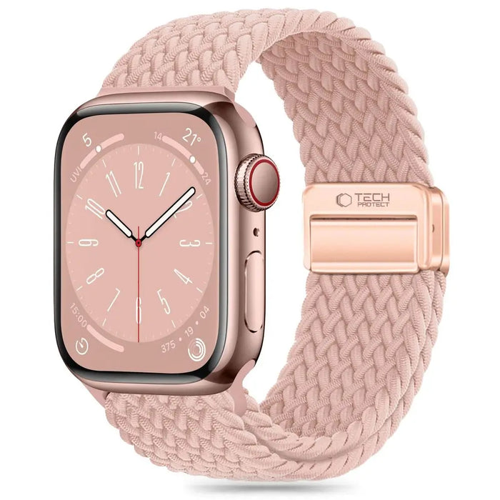 Tech-Protect Nylonmag Strap for Apple Watch 4 / 5 / 6 / 7 / 8 / 9 / SE (38 / 40 / 41 mm) - Pink - Other cell phone