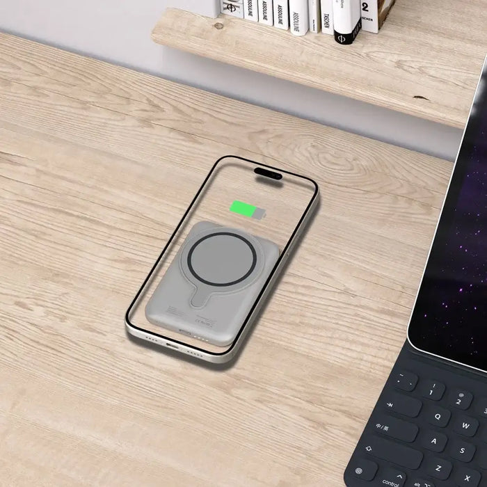 Tech-Protect PB10 LifeMag MagSafe 5000 mAh powerbank - titanium - Powerbanks<<<HurtelXML