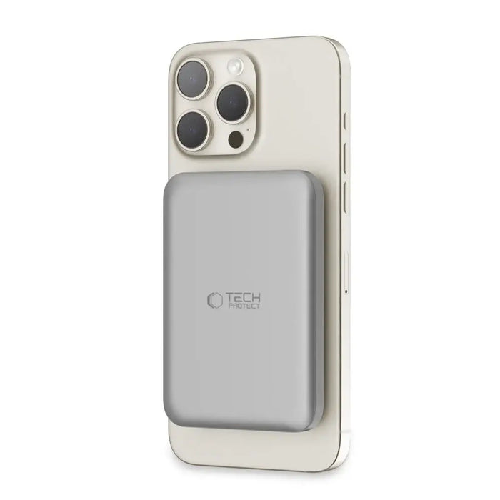 Tech-Protect PB10 LifeMag MagSafe 5000 mAh powerbank - titanium - Powerbanks<<<HurtelXML