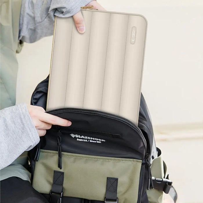 Tech-Protect Puffy 13-14 Laptop Bag - Beige - Laptop bags<<<HurtelXML
