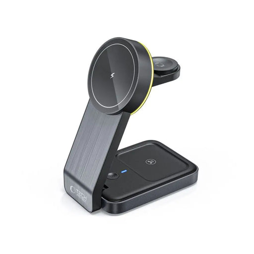 Tech-Protect QI15W-A28 MagSafe 3in1 Inductive Charger with Smartphone / Apple Watch / AirPods Stand - Black - Cell