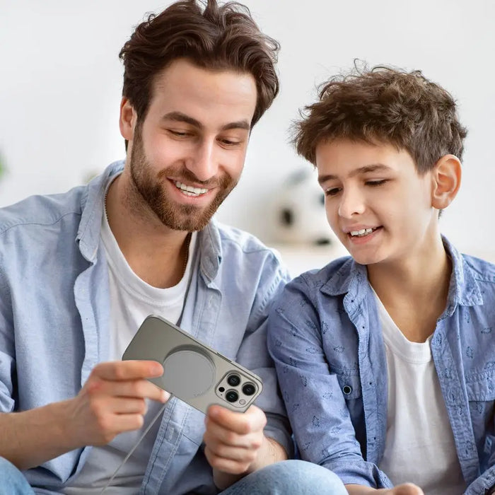 Tech-Protect QI15W-A30 MagSafe Inductive Charger with USB-C Cable - Silver - Cell phone USB charger<<<HurtelXML