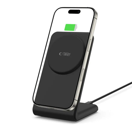 Tech-Protect QI15W-A38 MagSafe Wireless Charger - Black - Cell phone USB charger<<<HurtelXML