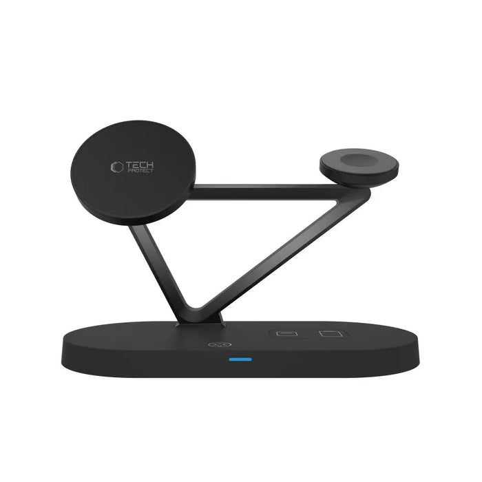 Tech-Protect QI15W-A41 3in1 Wireless Charger with MagSafe for Apple Devices - Black - Cell phone USB charger<<<HurtelXML