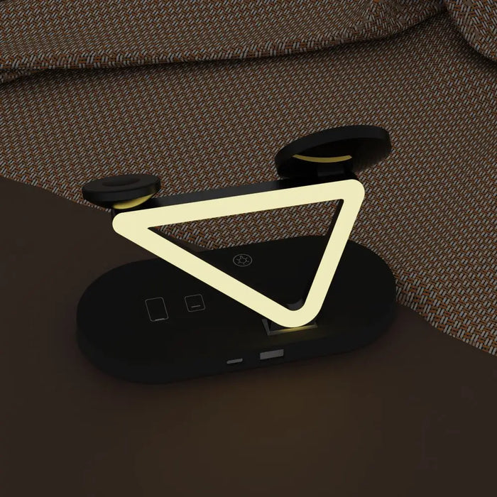 Tech-Protect QI15W-A41 3in1 Wireless Charger with MagSafe for Apple Devices - Black - Cell phone USB charger<<<HurtelXML