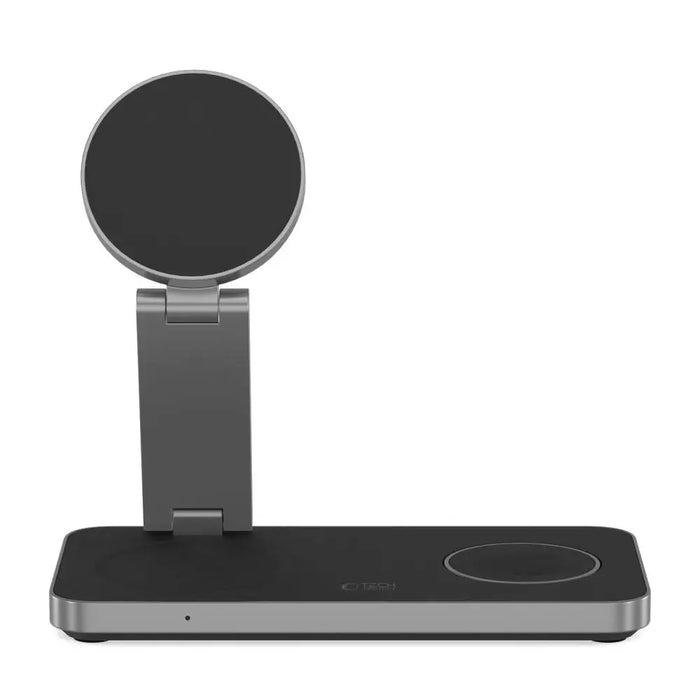 Tech-Protect QI15W-A47 MagSafe 3in1 Inductive Charger + USB-C Cable - Black - Cell phone USB charger<<<HurtelXML
