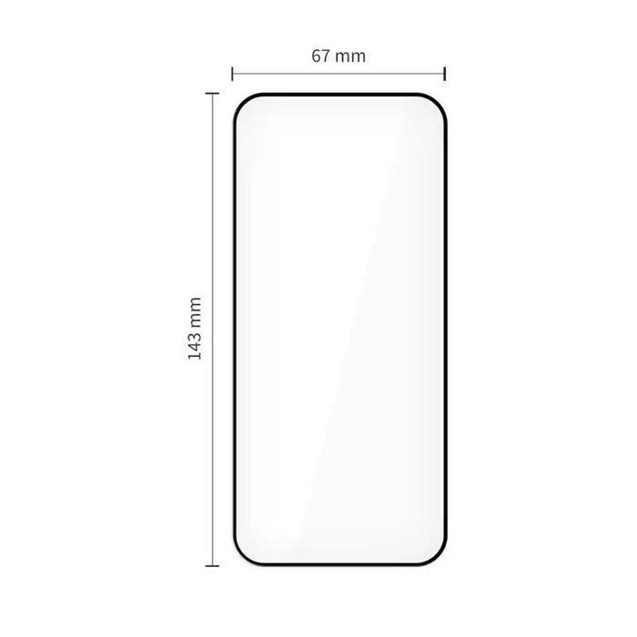 Tech-Protect Quick Set+ 2-pack tempered glass for iPhone 12 / 12 Pro - black - Cell phone tempered glass<<<HurtelXML