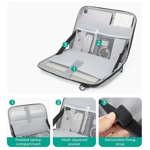 Tech-Protect Ranger-X Tactical Laptop Case for 15-16’’ - Black - Cell phone cases and covers<<<HurtelXML