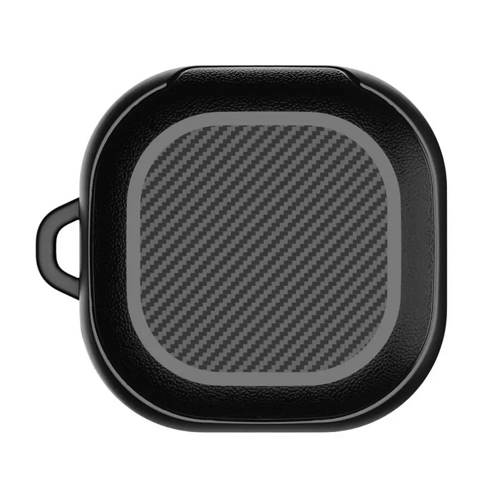 Tech-Protect Rough Carbon Case for Samsung Galaxy Buds FE / 2 Pro / 2 / Live / Pro - Black - Cell phone cases
