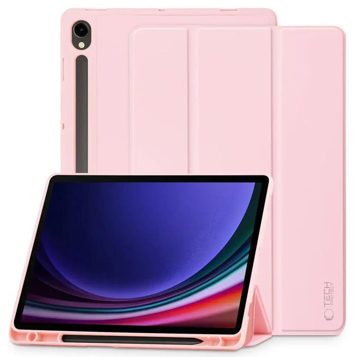 Tech-Protect SC Pen Case for Samsung Galaxy Tab S9 FE 10.9’’ X510 / X516B - Pink - Cell phone cases