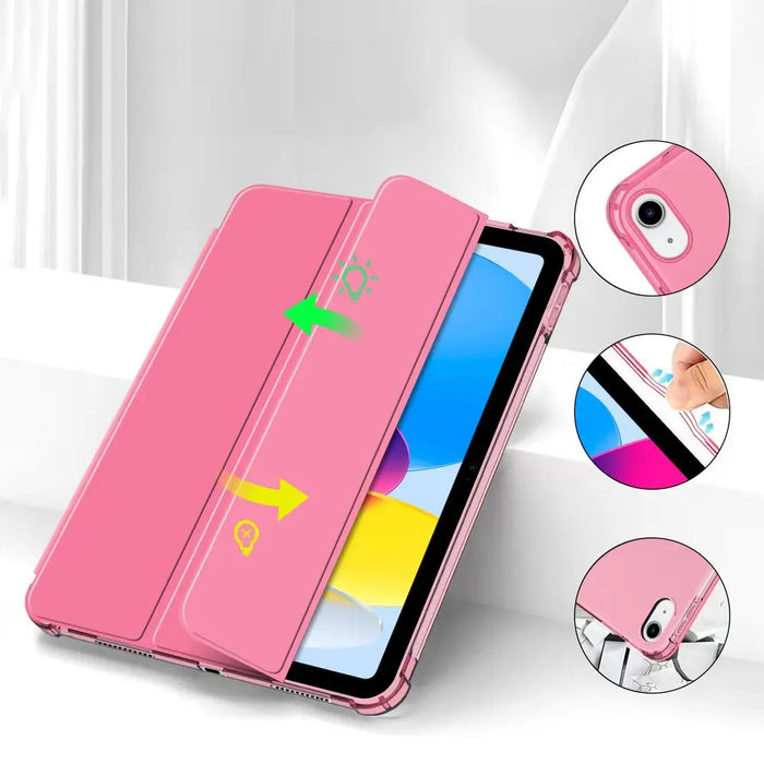 Tech-Protect SC Pen Hybrid Case for iPad 10 / 2022 - Pink - Transparent - Cell phone cases and covers<<<HurtelXML
