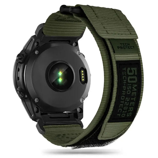Tech-Protect Scout Pro strap for Garmin Fenix 3 / 5X / 3HR / 5X Plus / 6X / 6X Pro / 7X - green - Other cell phone