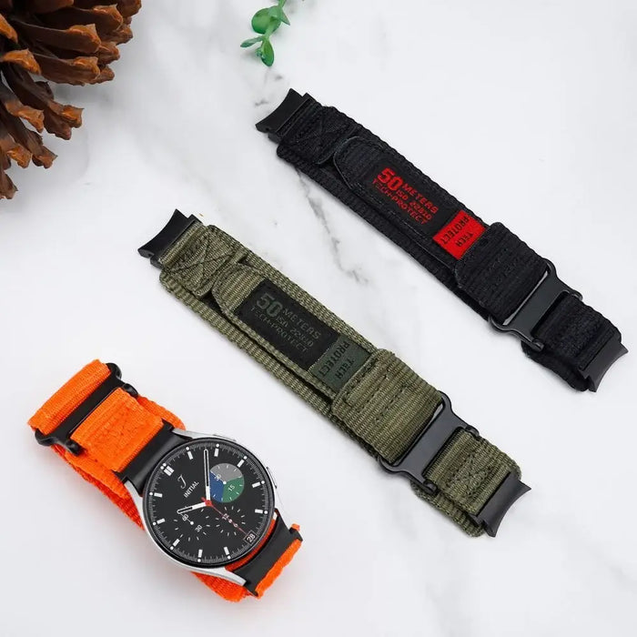 Tech-Protect Scout Pro Strap for Samsung Galaxy Watch 4 / 5 / 5 Pro / 6 / 7 / FE - Orange - Other cell phone