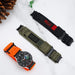 Tech-Protect Scout Pro Strap for Samsung Galaxy Watch 4 / 5 / 5 Pro / 6 / 7 / FE - Orange - Other cell phone