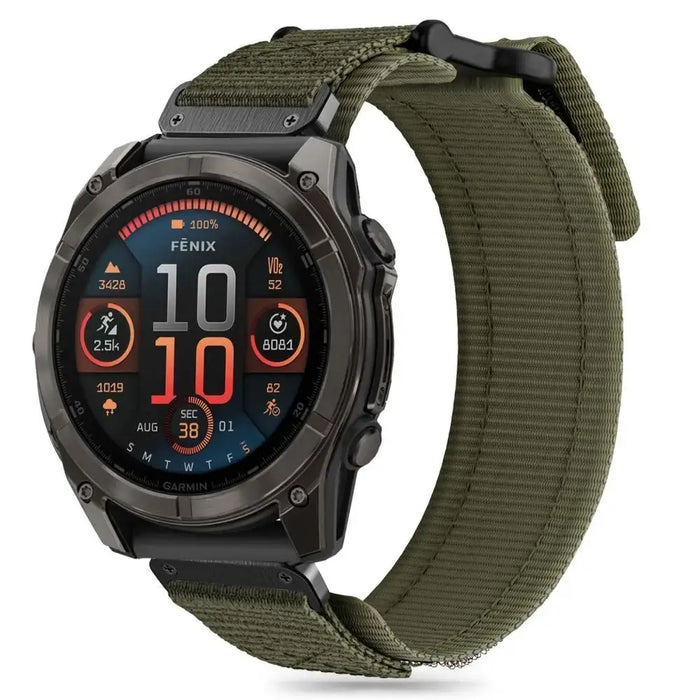 Tech-Protect Scout Pro Strap Garmin Fenix 5 / 6 / 6 Pro / 7 / 8 (47MM) - Green - Smartwatch straps and cases<<<HurtelXML