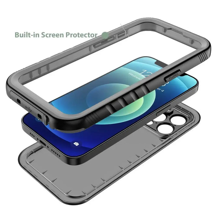 Tech-Protect ShellBox Case Waterproof IP68 for iPhone 14 - Black - Cell phone cases and covers<<<HurtelXML