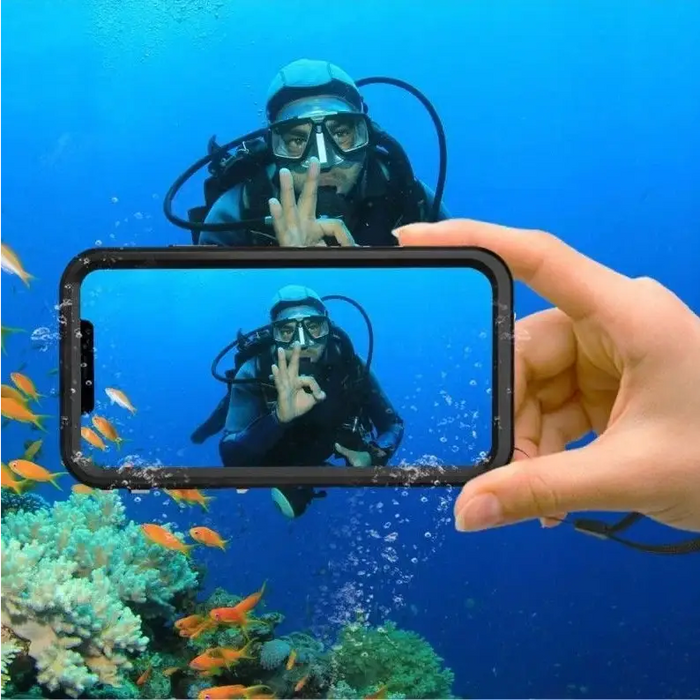 Tech-Protect ShellBox Case Waterproof IP68 with MagSafe for iPhone 15 Plus - Black - Cell phone cases