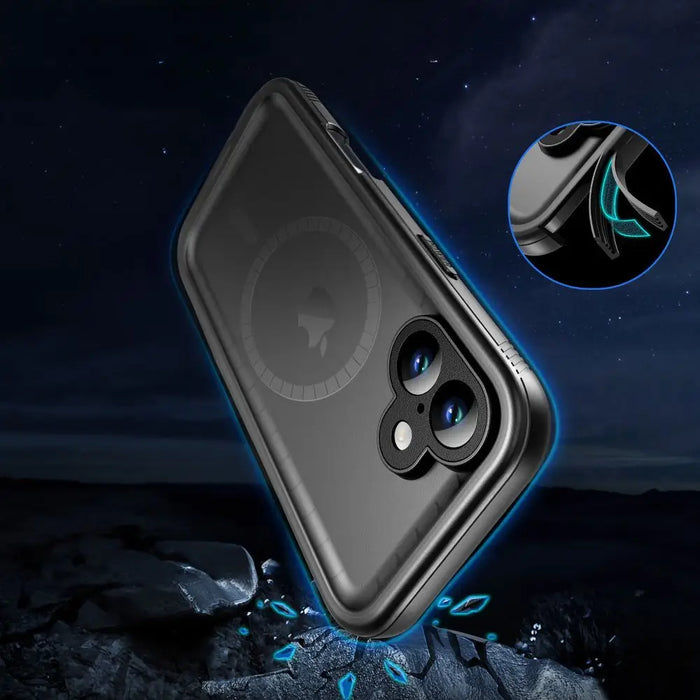 Tech-Protect ShellBox MagSafe IP68 Case for iPhone 16 Pro - Black - Cell phone cases and covers<<<HurtelXML