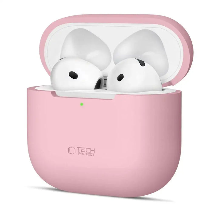 Tech-Protect Silicone Case for Apple AirPods 4 - Pink - Cell phone cases and covers<<<HurtelXML