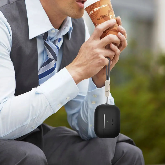 Tech-Protect Silicone Case for Apple AirPods Pro 1 / 2 - Gray - Cell phone cases and covers<<<HurtelXML