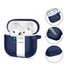 Tech-Protect Silicone Hook Case for AirPods 4 - Navy Blue - Cell phone cases and covers<<<HurtelXML