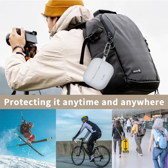 Tech-Protect Silicone Hook Case for Apple AirPods 3 - Purple - Cell phone cases and covers<<<HurtelXML