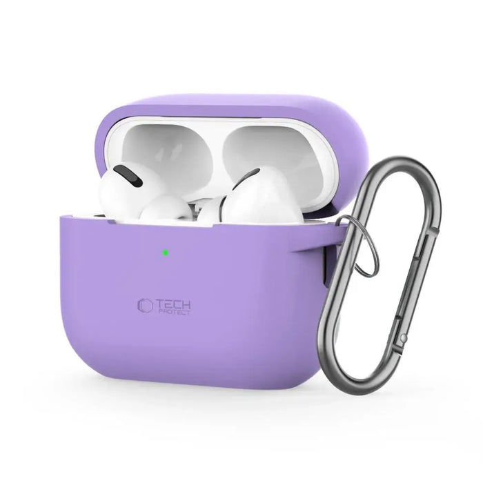 Tech-Protect Silicone Hook Case for Apple AirPods Pro 1 / 2 - Purple - Cell phone cases and covers<<<HurtelXML