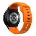 Tech-Protect Silicone Line Strap for Samsung Galaxy Watch 4 / 5 / 5 Pro / 6 / 7 / FE - Orange - Other cell phone