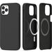 Tech-Protect Silicone MagSafe Case for iPhone 12 / 12 Pro - Black - Cell phone cases and covers<<<HurtelXML