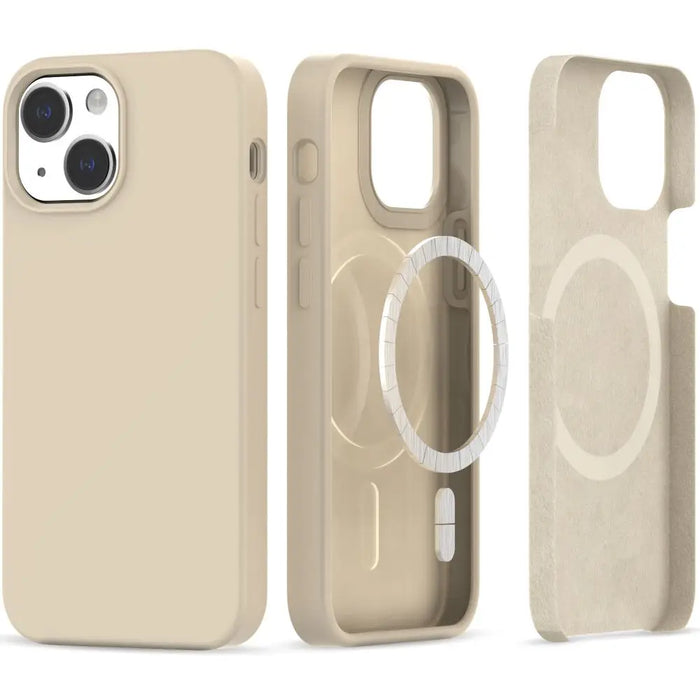 Tech-Protect Silicone MagSafe Case for iPhone 13 / 14 - Beige - Cell phone cases and covers<<<HurtelXML