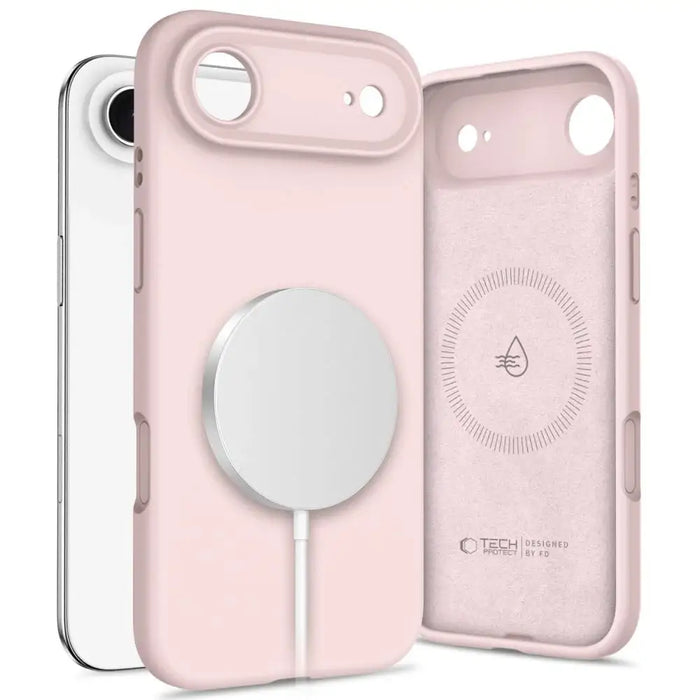 Tech-Protect Silicone MagSafe Case for iPhone 17 Air - Pink - Cell phone cases and covers<<<HurtelXML