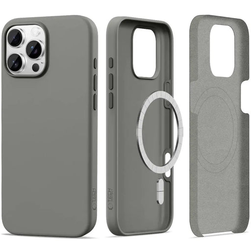 Tech-Protect Silicone MagSafe iPhone 16 Pro Case - Gray - Cell phone cases and covers<<<HurtelXML
